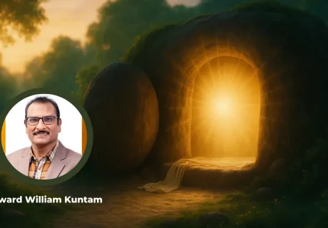 Jesus resurrection meaning - empty tomb at dawn